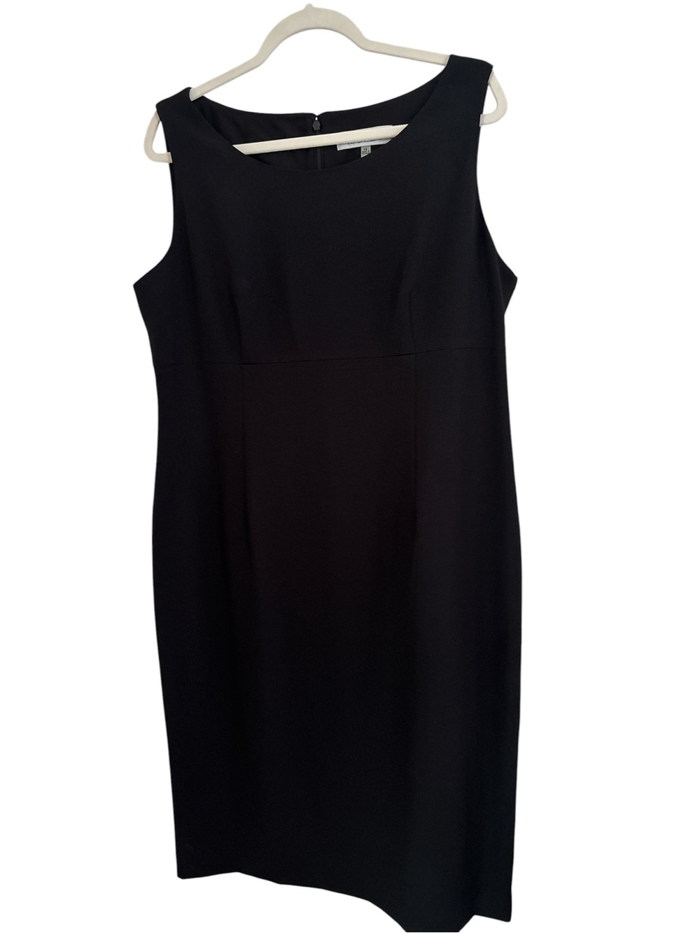 Kasper Black Midi Sheath Dress